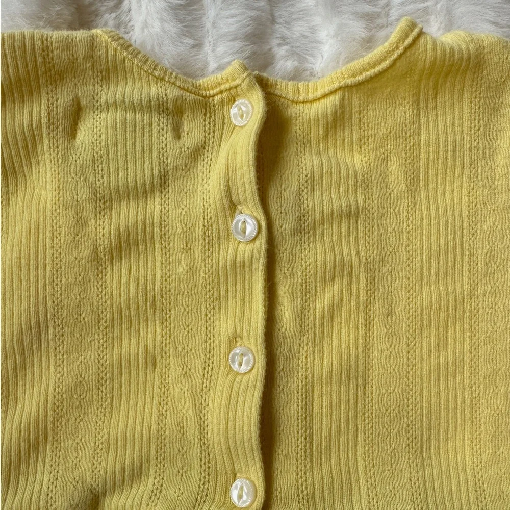 Ralph Lauren Yellow Floral Baby Bubble